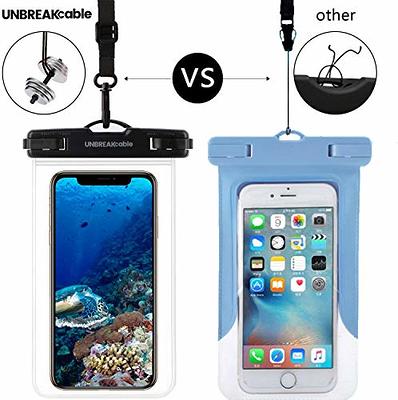 UNBREAKcable Waterproof Phone Pouch, IPX8 Universal Waterproof Phone Case  Dry Bag with Lanyard for iPhone 15