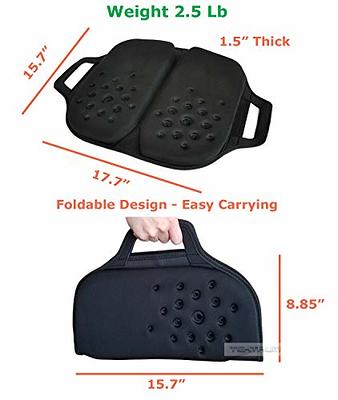 FOMI Premium All Gel Portable Seat Cushion 15 x 17 Comfortable Orthopedic  Pad for Car, Office Chair, Wheelchair, Plane, or Home Pressure Sore