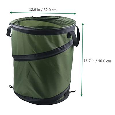 Garden Trash Bags Portable Collapsible Garden Leaf Trash Can For