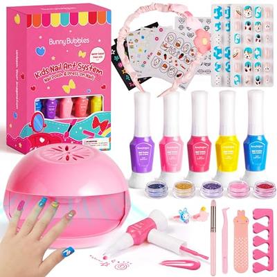 Kids Spa Kit for Girl, Nail Kit for Kids, Toys for Girls Age 7 8 9 10 11  12, Girls Birthday Gifts, Sleepover Party Supplies for Girls with  Inflatable