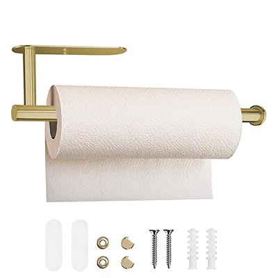 Paper Towel Holder, Napkin Holder, Bronze Brass, Bathroom, Gold