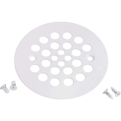 Dyiom 4.25 in. W x 4.25 in. D Black Embedded Shower Drain Cover, Circular Shower Filter Mesh Sink