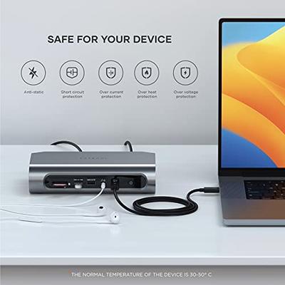 Satechi Thunderbolt 4 Dock Multiport, 16 Ports – 96W Charging, up