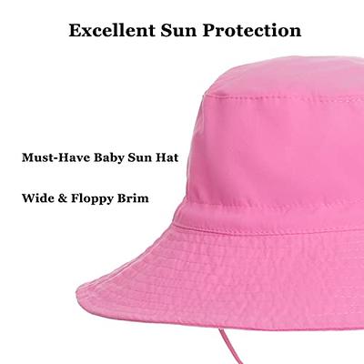 Baby Sun Hat Toddler Summer UPF 50+ Sun Protective Bucket Hat Wide