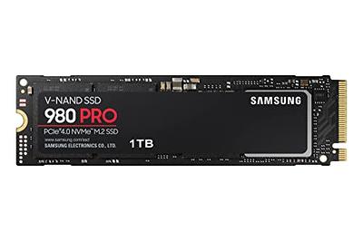 SAMSUNG 980 PRO SSD 1TB PCIe 4.0 NVMe Gen 4 Gaming M.2 Internal Solid State  Drive Memory Card + 2mo Adobe CC Photography, Maximum Speed, Thermal