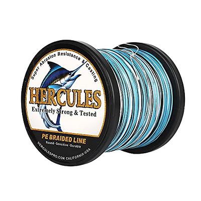 HERCULES Braided Fishing Line 12 Strands, 100-2000m 109-2196 Yards Braid  Fish Line, 10lbs-420lbs Test PE Lines for Saltwater Freshwater - Camo Blue,  250lbs, 500m - Yahoo Shopping