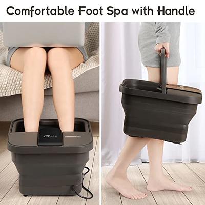 Foot Spa Massager Tub with Removable Pedicure Stone and Massage