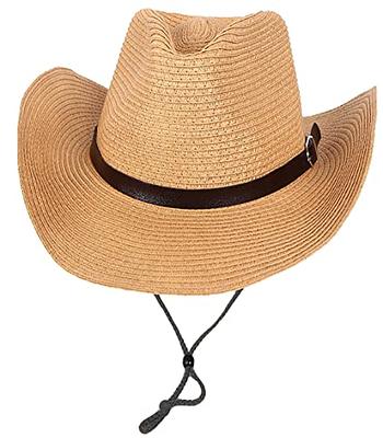LIDHAY Classic Western Cowboy Cowgirl Hat for Women and Men Felt Wide Brim  Fedora Hats with Belt Buckle 6 Camel - Yahoo Shopping