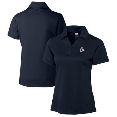 Men's Baltimore Ravens Cutter & Buck White Helmet DryTec Genre Textured  Solid Polo