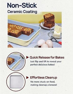 BAKEWARE RECTANGULAR CAKE PAN 9 X 13 INCH NONSTICK QUICK RELEASE COATING  MADE IN