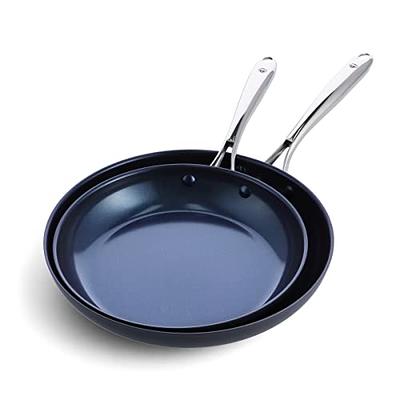 Blue Diamond Cookware Healthy Ceramic Nonstick Mini Egg Pan, Blue