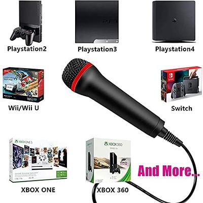 Mcbazel Gam3Gear Universal USB Audio Wired Karaoke Micrphone Mic for PS4  Slim/Pro/PS3/Xbox One/S/Xbox 360/Wii/Switch/PC
