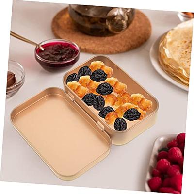 6Pcs Salad Dressing Containers 1.6oz Reusable Small Condiment Cup Containers  with Lids Stainless Steel Travel Dipping Sauce Cups