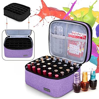 GR69N Nail Polish Organizer Fits Nail Lamp and 30 Bottles Nail