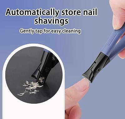 Blue-Nail Clippers For Thick Nail, Wide Jaw Opening Oversized Stainless  Steel Toenail Cutter Toenail Fingernail Clipper Trimmer For Men