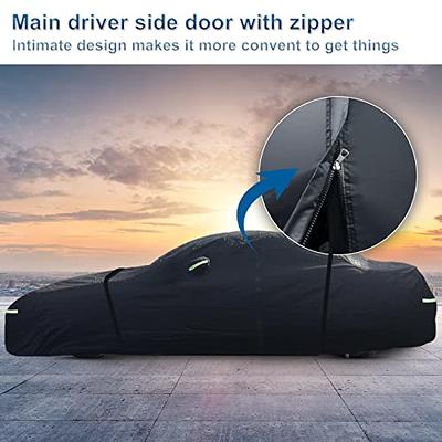 Car Cover Waterproof for 2003-2009 Nissan 350Z,210T Polyester Outdoor Car  Covers with Zipper Windproof Heavy Duty All Weather (Black) - Yahoo Shopping