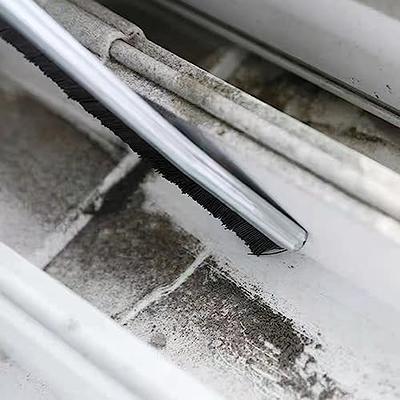 Cleaning Brush For Window Tracks Hard-Bristled Crevice Scrub Brush