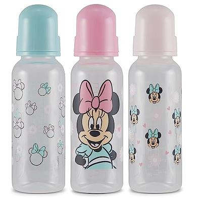 Baby Bottles 9 oz for Boys and Girls, 3 Pack of Disney Minnie Mouse Pose  Infant Bottles for Newborns and All Babies
