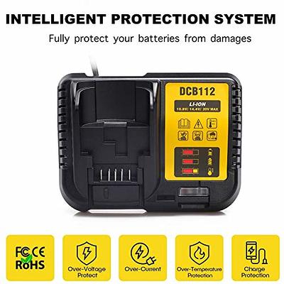 New Dewalt DCB115 12V & 20V Max Li-ion Battery Charger replaces DCB107 &  DCB112