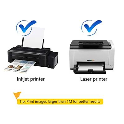  Printable Vinyl Sticker Paper for Laser Printer