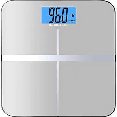 Digital Body Weight Bathroom Scale, Large Blue LCD Backlight Display- 400  Pounds