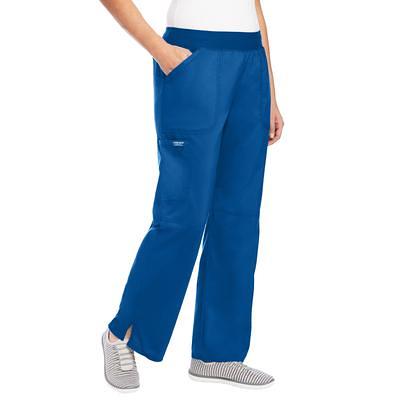 Plus Size Women's Mid-Rise Straight-Leg Pull-On Pant Scrubs by Cherokee in  Royal (Size 3X) - Yahoo Shopping