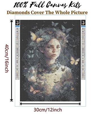 Diamond Painting Kits for Adults DIY 5D Round Full Drill Art Perfect for Relaxation and Home Wall Decor(Stitch 12x16inch)