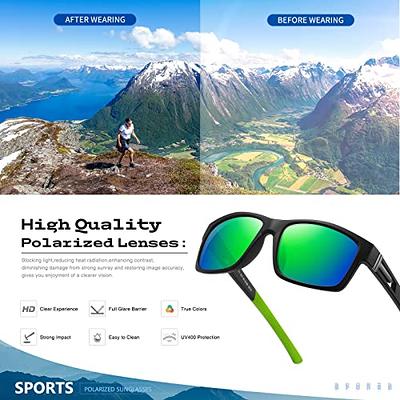 ANDOILT Mens Sports Polarized Sunglasses UV Protection Sunglasses