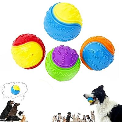 Wobble Giggle Dog Ball,Interactive Dog Toys Ball,Squeaky Dog Toys  Ball,Durable Wag Chewing Ball for Training Teeth Cleaning Herding Balls  Indoor