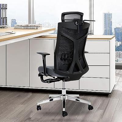 Ergonomic Office Chair Mesh - Seat Depth Adjustable Home Office Desk Chair  High Back with Lumbar Support - Computer Chair with Footrest & Headrest -  Yahoo Shopping