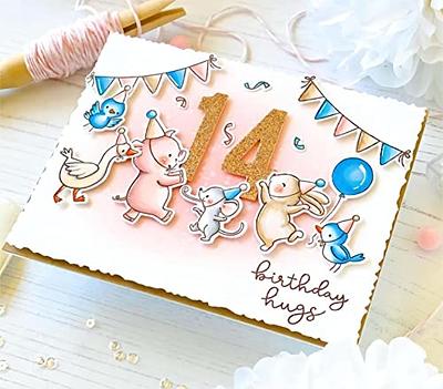 Qoiseys Animal Birthday Silicone Clear Stamp and Die Sets for Card Making,  Cutting Dies Cut Stencils for DIY Scrapbooking Photo Album Decorative Paper  Crafting Embossing Template - Yahoo Shopping