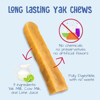 Yeti Natural Yak Cheese Long Lasting Dog Chews for Aggressive