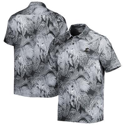 Men's Tommy Bahama Black San Francisco 49ers Coconut Point Playa Floral  IslandZone Button-Up Shirt