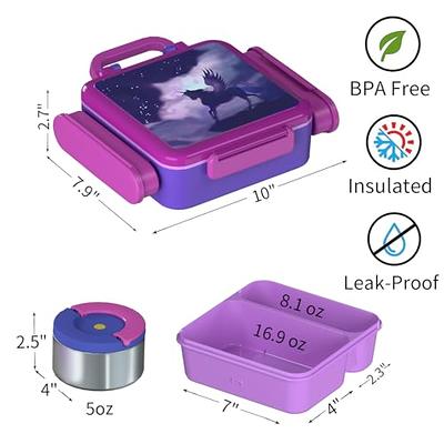 10 Pack Bento Lunch Box, Reusable Divided Bento Snack Boxes for Kids and Adults, 4-Compartment Meal Prep Container with Lids for Study, Work, Picnic