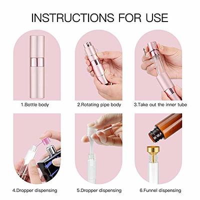 Portable Perfume Spray Bottle - Fine Mist, Refillable, Travel-friendly, And  Cosmetic Atomizer Sprayer - Temu