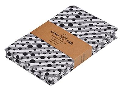 T-Fal Solid and Stripe Waffle Kitchen Towel, Set of 4 - Sand