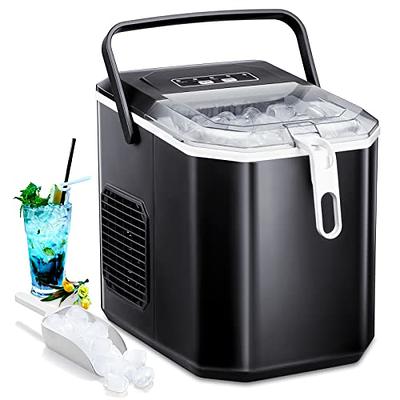 Joy Pebble Ice Makers Countertop, Portable Maker Machine with  Self-Cleaning, 25lbs/24Hrs, 6 Mins/9 Pcs Bullet Ice,2 Sizes(S/L), Scoop and  Basket, Handheld for Kitchen/Home/Party - Yahoo Shopping
