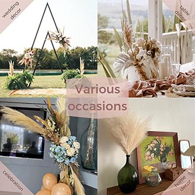 Tall Faux Pampas Grass - Brown (3 Stems) Faux Pampas Grass Artificial Flowers