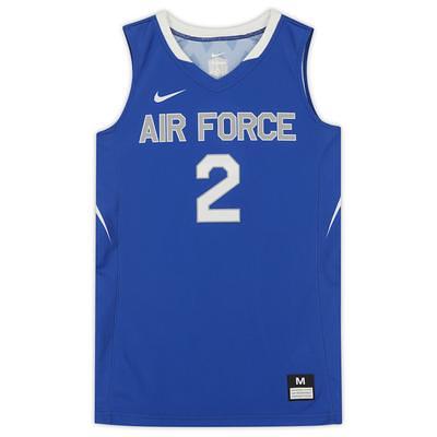 Air Force Falcons Team-Issued #24 White and Pink Camouflage Jersey