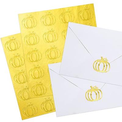 Mobiusea Creation Monogram Stickers, Gold Foil, Initial Envelope Seals  Letter A, 9 Chic Color Assortments, Wedding Monogram Stickers, 1.4 Inch