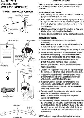 DMI Over the Door Posture Corrector and Cervical Neck Traction Device for Physical  Therapy, FSA HSA Eligible Neck Stretcher, Back Stretcher, Neck Pain,  Migraine Relief, Back Pain or Arthritis