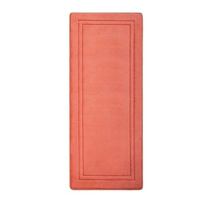 POLYTE Microfiber Oversize Quick Dry Lint Free Bath Towel, 60 x 30 in, 4  Pack (Orange, Waffle Weave)
