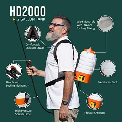 Black and Dekcer20 V Max Wide Mouth Battery Back Pack Sprayer