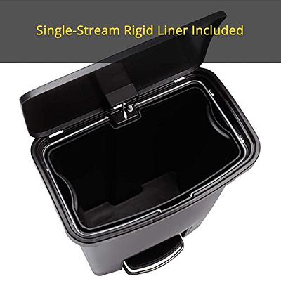 Rigid Plastic Trash Can Liners - Kitchen Trash Can