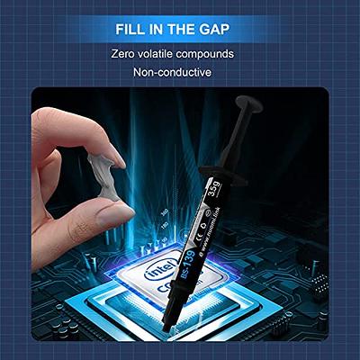 TF8 Thermal Compound Paste 13.8 W/mK, Carbon Based High Performance,  Heatsink Paste for All CPU Coolers, 2 Grams with Tool