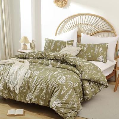 8pc Richland Floral Comforter Set Green - Queen New – Waleska Co.