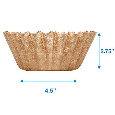 Natural Unbleached Brown Biodegradable Extra Large Coffee Filters 10, 12,  13, 14, 15 Cup Basket for Commercial, Home Coffee Maker Extra High Extra  Wide, Anti ground, 9.75 Flattened Diameter (100 Pcs) - Yahoo Shopping