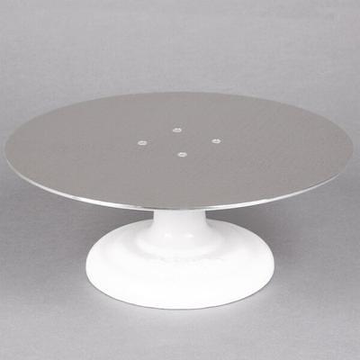 12'' Aluminum revolving cake stand turntable