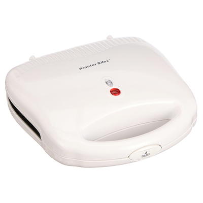 Proctor Silex Sandwich Maker, also makes Omelets and Turnovers, White,  25408Y - Yahoo Shopping