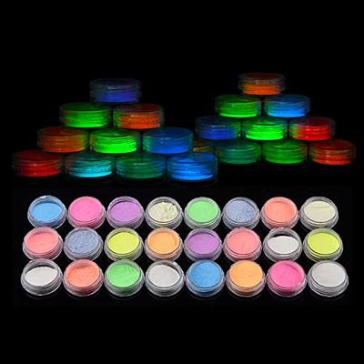 UV Neon Face & Body Paint Glow Kit (7 Bottles 2 oz. Each) Top Rated Blacklight Reactive Fluorescent Paint - Safe, Washes Off Skin, Non-Toxic, Midnight